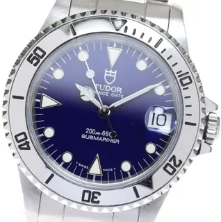 Tudor Submariner 75190 36mm Steel Blue