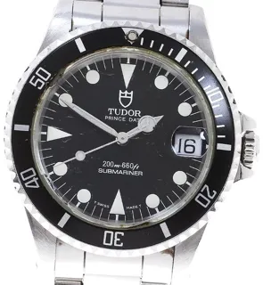 Tudor Submariner 75190 36mm Steel Black