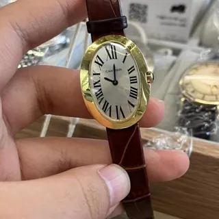 Cartier Baignoire W8000009 Yellow gold Silver