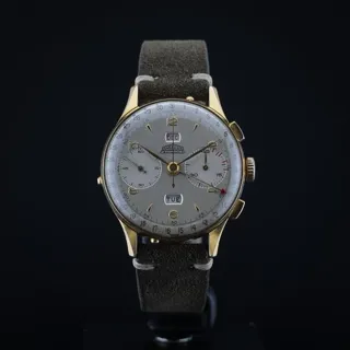 Angelus 38mm Yellow gold Silver