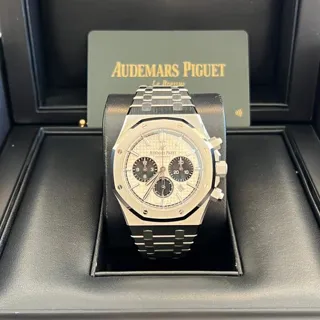 Audemars Piguet Royal Oak 26331ST 41mm Stainless steel White