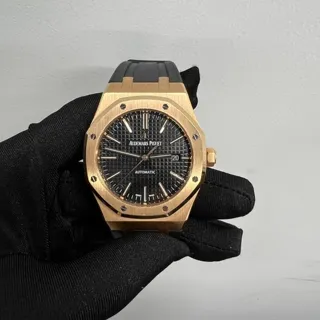 Audemars Piguet Royal Oak Selfwinding 15400OR.OO.D002CR.01 ( OAK  ) 41mm Rose gold Black