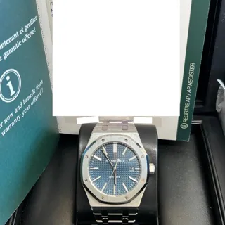 Audemars Piguet Royal Oak Selfwinding 15400ST ( OAK  ) 41mm Stainless steel Blue