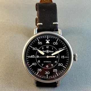 Bell & Ross Vintage BRWW192-MIL/SCA 45mm Stainless steel Black