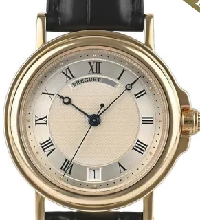 Breguet Marine 3400BA/12/196 35mm Yellow gold Champagne