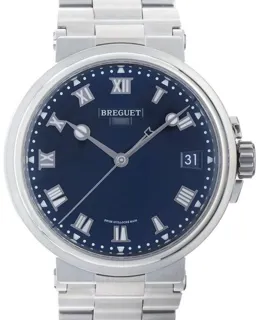 Breguet Marine 5517TI/Y1/TZ0 40mm Titanium Blue