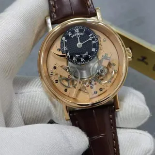 Breguet Tradition 7057br/r9/9w6 40mm Rose gold Black and Golden