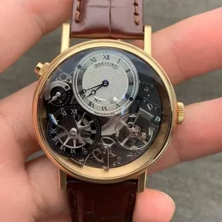 Breguet Tradition 7067BR/G1/9W6 40mm Rose gold Silver and Gray