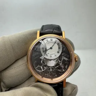 Breguet Tradition 7097BR/G1/9WU 40mm Rose gold Silver