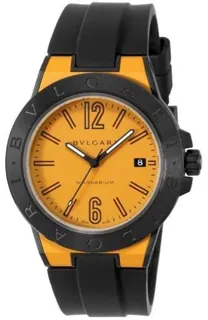 Bulgari Diagono DG41C10SMCVD Ceramic Golden and Yellow