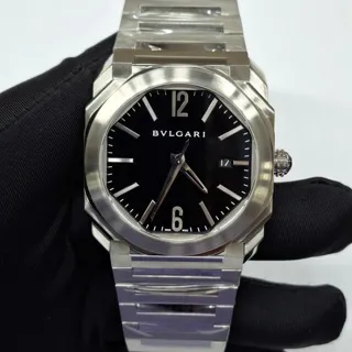 Bulgari Octo 102031 BGO41BSSD 41mm Stainless steel Black