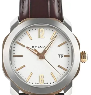 Bulgari Octo 102703 OC41C6SPGLD 41mm Yellow gold and Stainless steel Silver