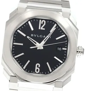 Bulgari Octo BGO38S/102104 38mm Stainless steel Black