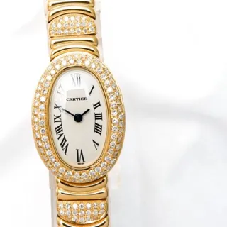 Cartier Baignoire 2368 18mm Yellow gold