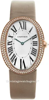 Cartier Baignoire WB520005 44mm Rose gold Silver