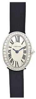 Cartier Baignoire wb520027 19mm White gold Silver