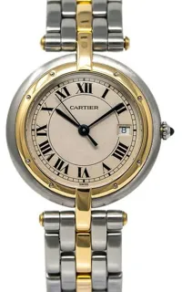 Cartier Cougar 183964 29.5mm Gold/Steel White