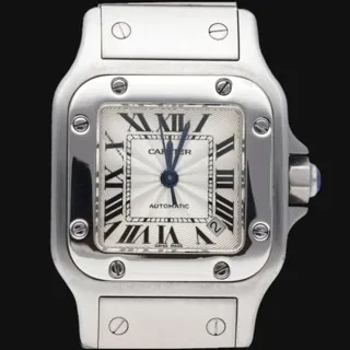 Cartier Santos 24mm Stainless steel Silver