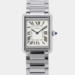 Cartier Tank WSTA0052 25mm Stainless steel Silver