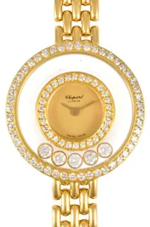 Chopard Happy Diamonds 4097 25/6278 24mm Yellow gold Champagne