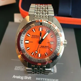 Doxa SUB 300 840.10.351.10 42.5mm Stainless steel Orange