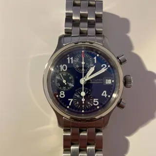 Hamilton Khaki 3830 36mm Steel Blue