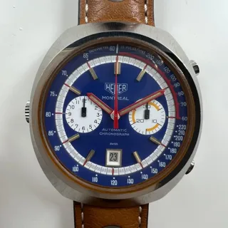 Heuer 110 503 B 42mm Steel Blue