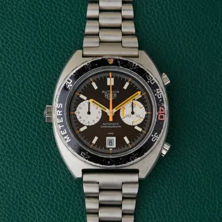 Heuer 11630 42mm Steel Chocolate