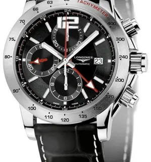 Longines Admiral L3.670.4.56.0 42mm Stainless steel Black