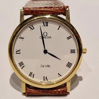 Omega Classic 32mm Yellow gold White