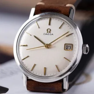 Omega Classic 34mm Stainless steel White