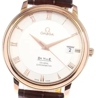 Omega De Ville 4678.31.02 36.5mm Red gold Silver