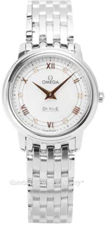 Omega De Ville Prestige 424.10.27.60.55.001 Stainless steel White