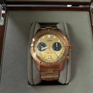 Oris Artelier Date 01 771 7744 3182 43mm Bronze Golden