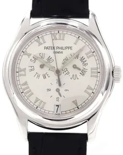 Patek Philippe Annual Calendar 5035G-024 36mm White gold Silver