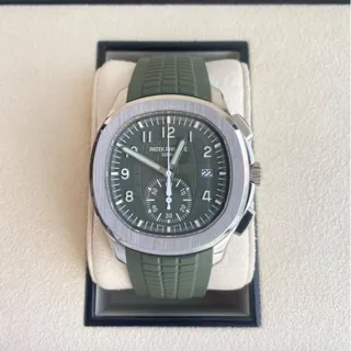 Patek Philippe Aquanaut 5968G-010 42mm White gold Green