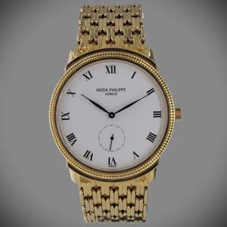 Patek Philippe Calatrava 3919/20 33mm Yellow gold White