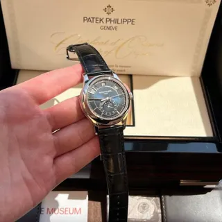 Patek Philippe Complications 40mm White gold Blue