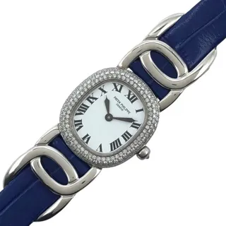 Patek Philippe Golden Ellipse 4831G-001 22.5mm White gold White