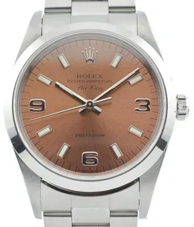 Rolex Air King 14000 34mm Stainless steel Pink