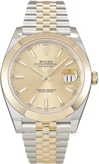 Rolex Datejust 41 126303-0010 Yellow gold and Stainless steel Champagne