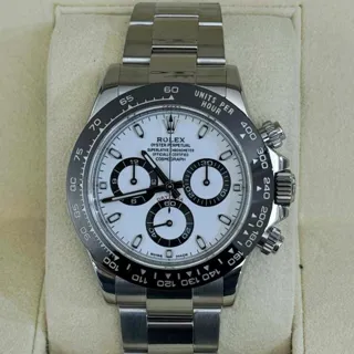 Rolex Daytona 116500LN 40mm Stainless steel White