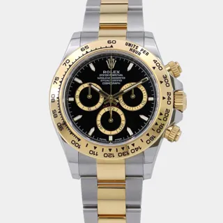 Rolex Daytona 126503 40mm Yellow gold and Stainless steel Black