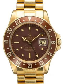 Rolex GMT-Master 1675 39mm Stainless steel Brown