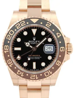 Rolex GMT-Master II 126715CHNR 40mm Everose gold Black