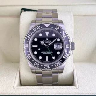 Rolex GMT-Master II 116710LN (GMT-MASTER II  ) 40mm Stainless steel Black