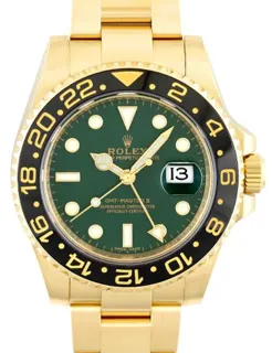 Rolex GMT-Master II 116718LN (GMT-MASTER II  ) 40mm Yellow gold Green