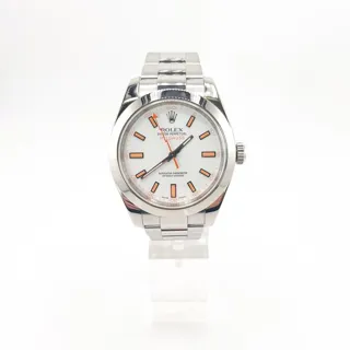 Rolex Milgauss 116400 40mm Stainless steel White