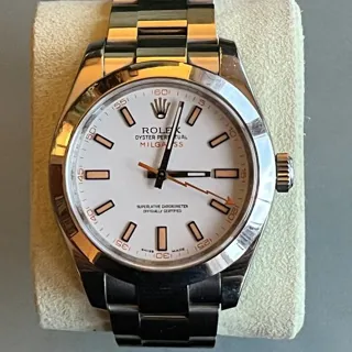 Rolex Milgauss 116400 40mm Stainless steel White