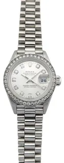 Rolex Oyster Perpetual 79136 Platinum Silver